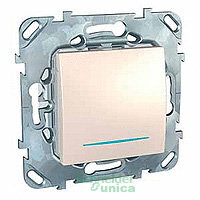 MGU5.535.25ZD - Unica таймер нажимной 2 сек.-12 мин. С индикат.8а, бежевый
