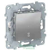 NU553530 - UNICA NEW таймер нажимной, 10А, алюминий