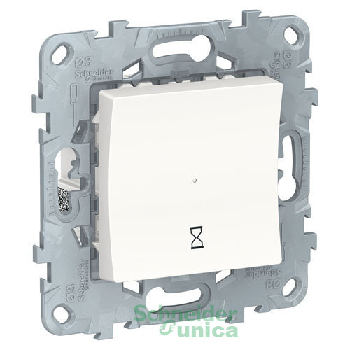 NU553518 - UNICA NEW таймер нажимной, 10А, белый