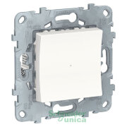 NU553718 - UNICA NEW релейный выключатель Wiser нажимной, 10А, белый