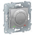 NU550130 - UNICA NEW термостат электронный, 8А, встроенный термодатчик, алюминий