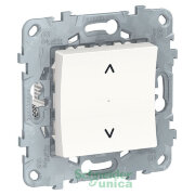 NU550818 - UNICA NEW выключатель Wiser управление жалюзи, белый