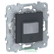 NU552554 - UNICA NEW датчик движения с выключателем, 10А, антрацит