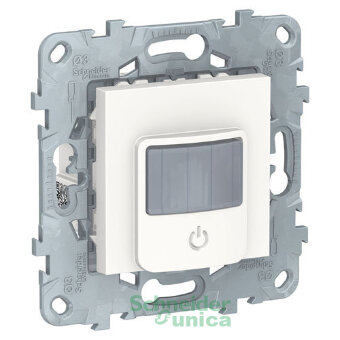 NU552518 - UNICA NEW датчик движения с выключателем, 10А, белый